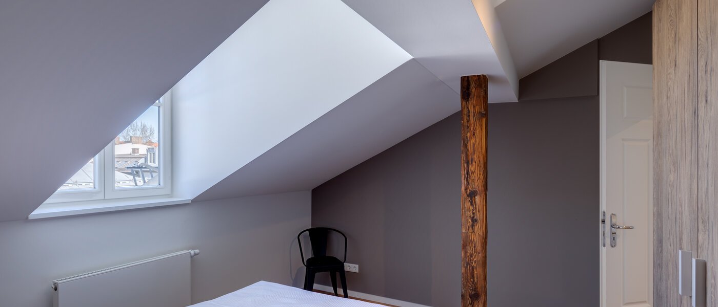 Dachgeschosswohnung München Isarvorstadt 03 2. Schlafzimmer	 12963