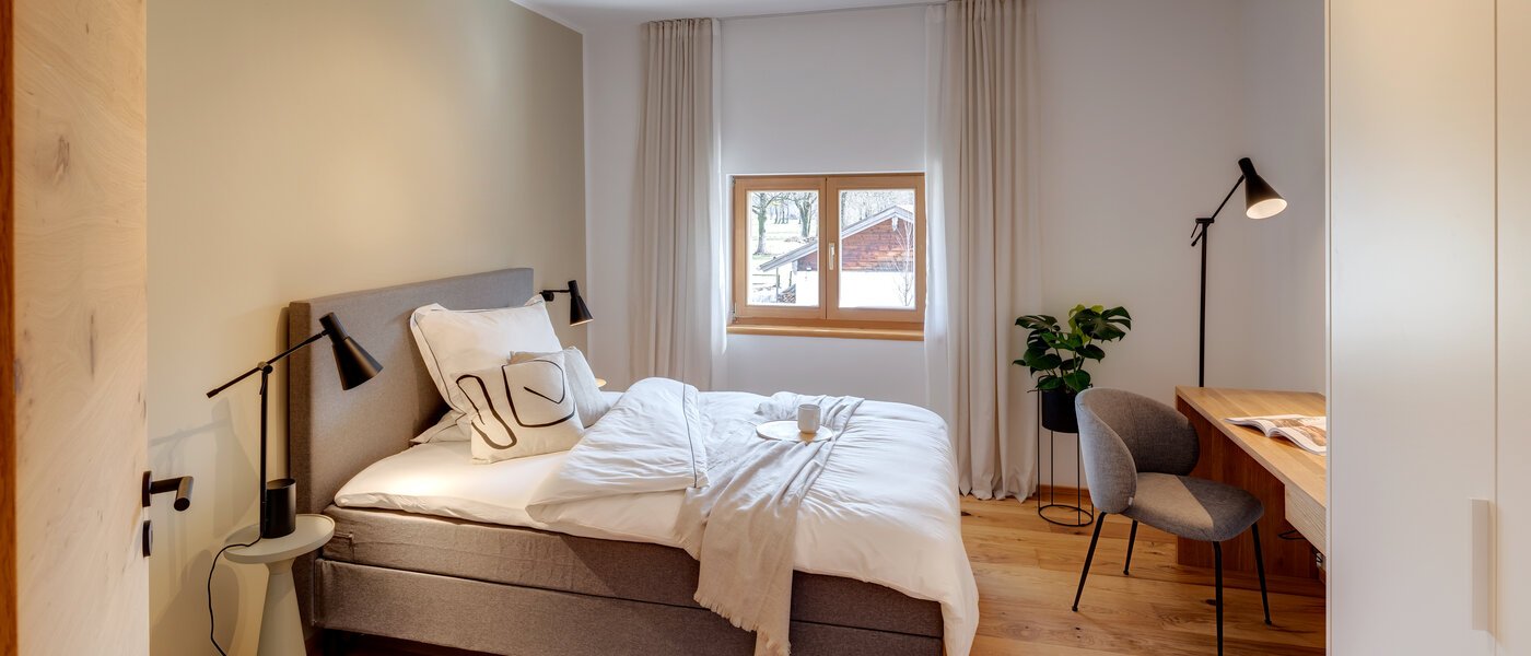 Wohnung Gmund am Tegernsee 01 2. Schlafzimmer	 12966