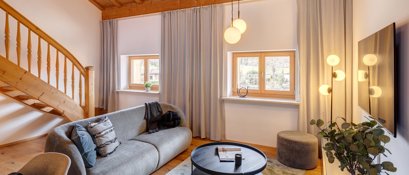 Galeriewohnung Gmund am Tegernsee 03 Wohnbereich 12967