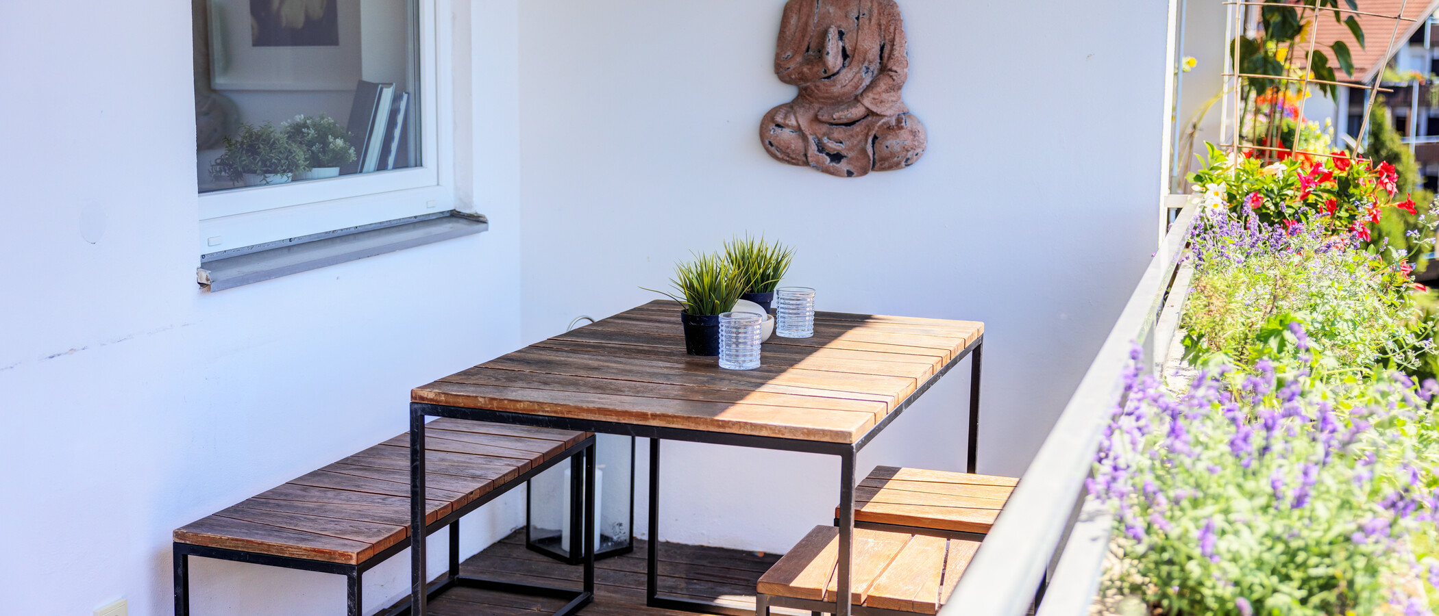 Wohnung Rosenheim 03 Loggia 12969