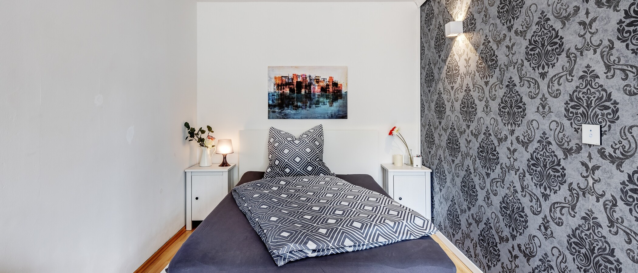 Wohnung Karlsfeld 01 Schlafbereich 12975