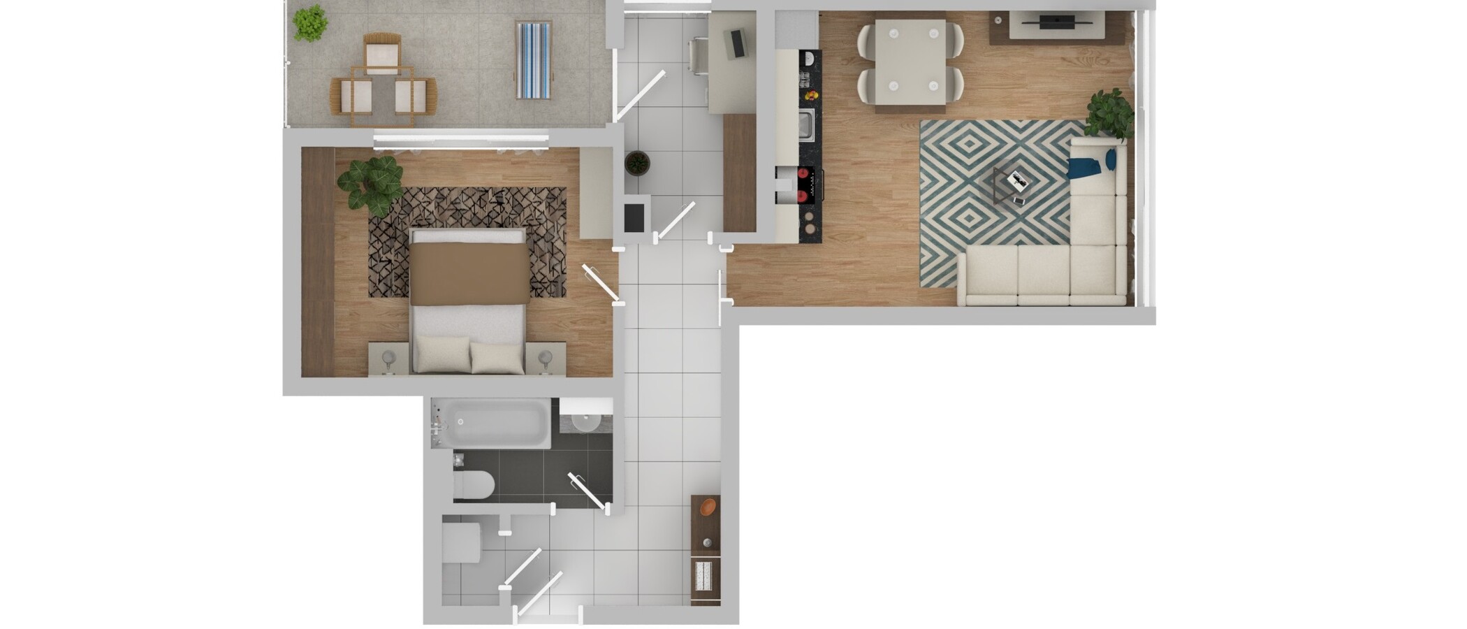Wohnung München Laim 01 Grundriss 12980