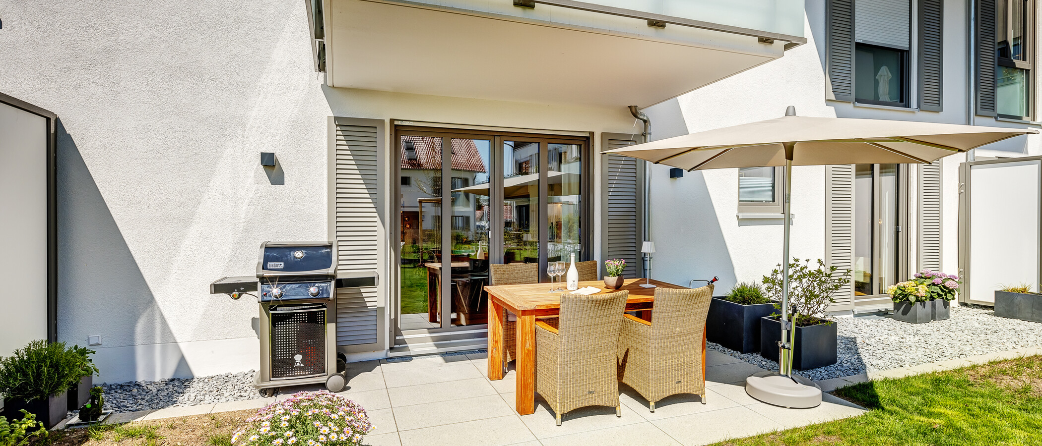 Gartenwohnung Andechs 04 Terrasse 12988