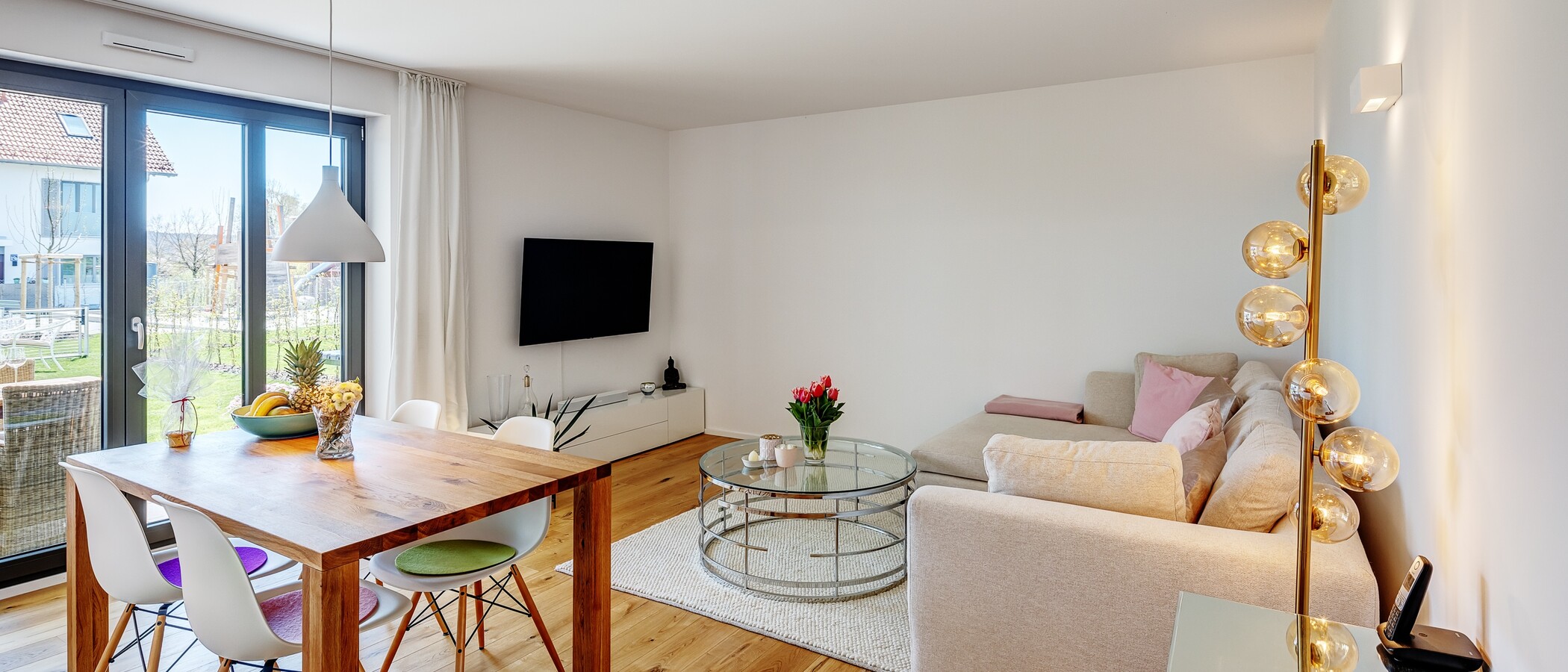 Gartenwohnung Andechs 01 Wohnbereich 12988