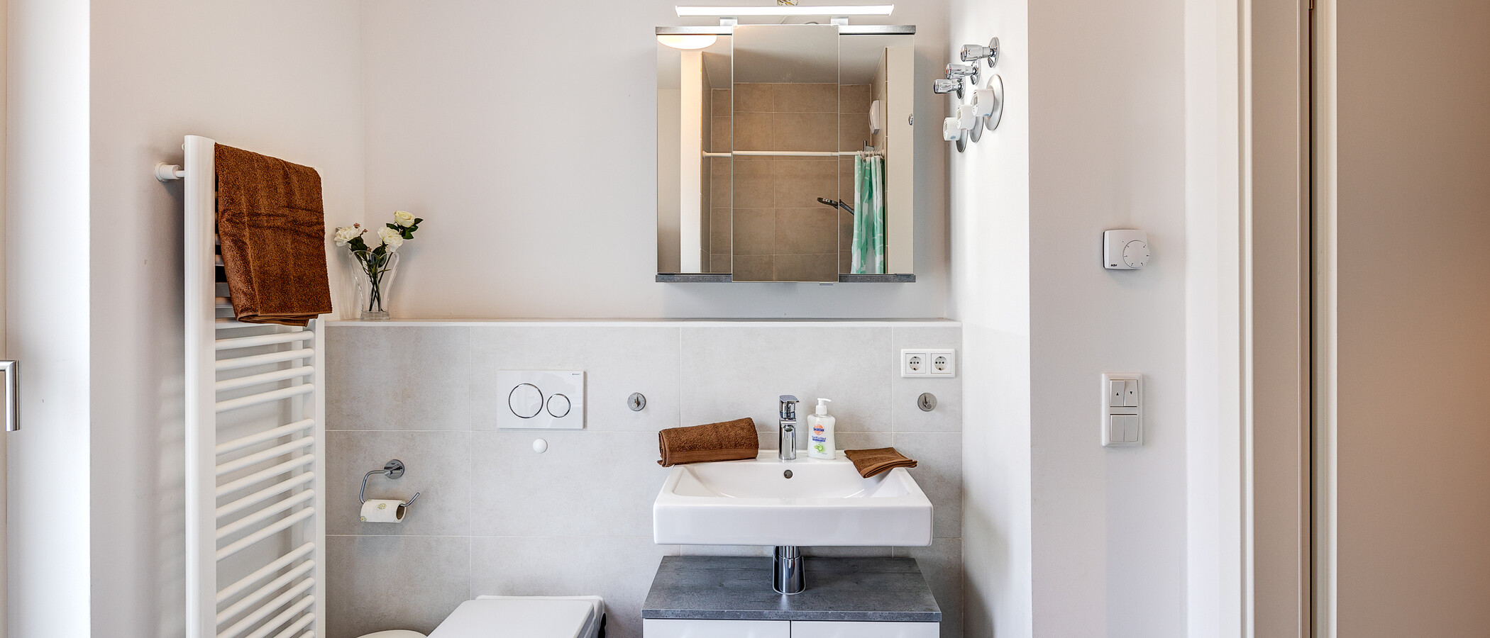 Wohnung München Schwabing - Domagkpark 01 2. Badezimmer 13008