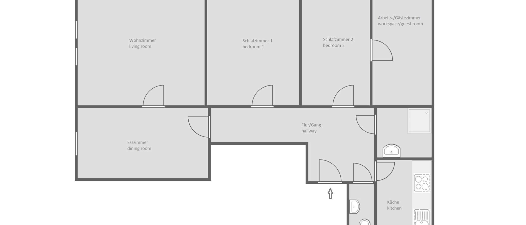 Wohnung München Isarvorstadt 01 Grundriss 13026