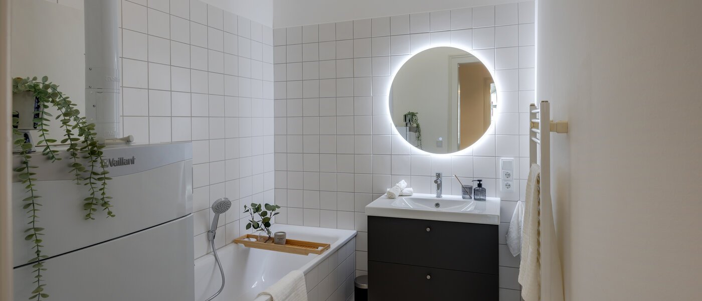 Wohnung München Lehel 01 2. Badezimmer 13035