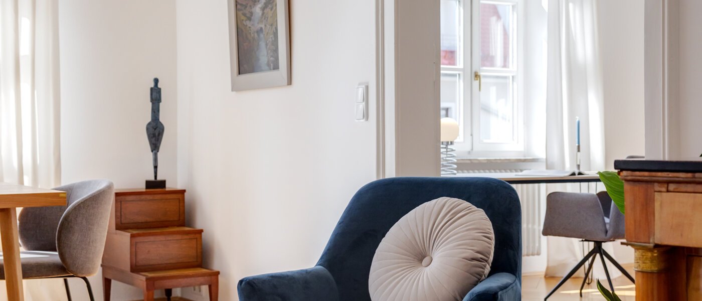 Wohnung München Lehel 02 Wohnbereich 13035