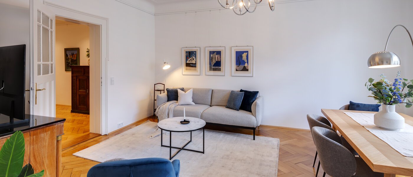 Wohnung München Lehel 04 Wohnbereich 13035