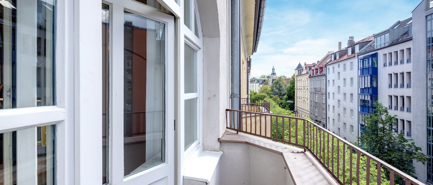 Wohnung München Lehel 03 1. Balkon 13035