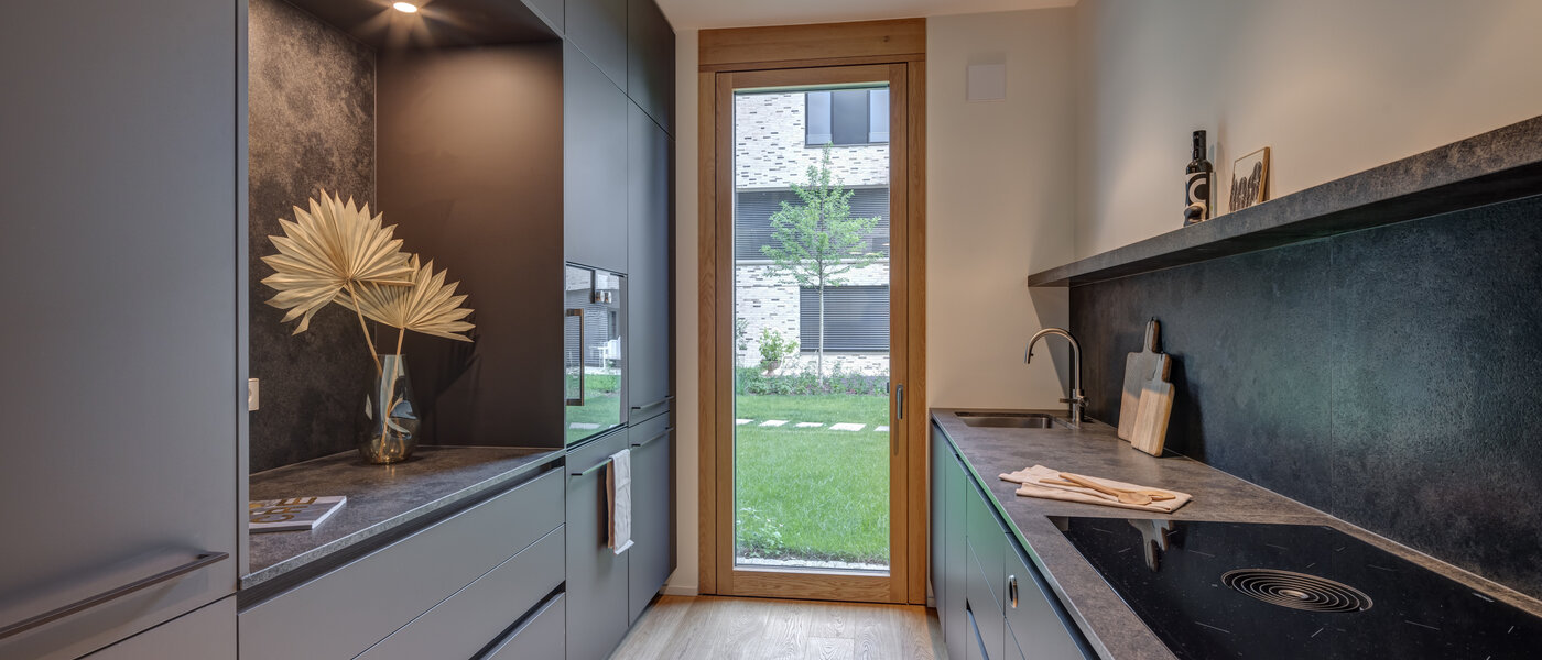 Gartenwohnung München Harlaching 02 Küche 13067