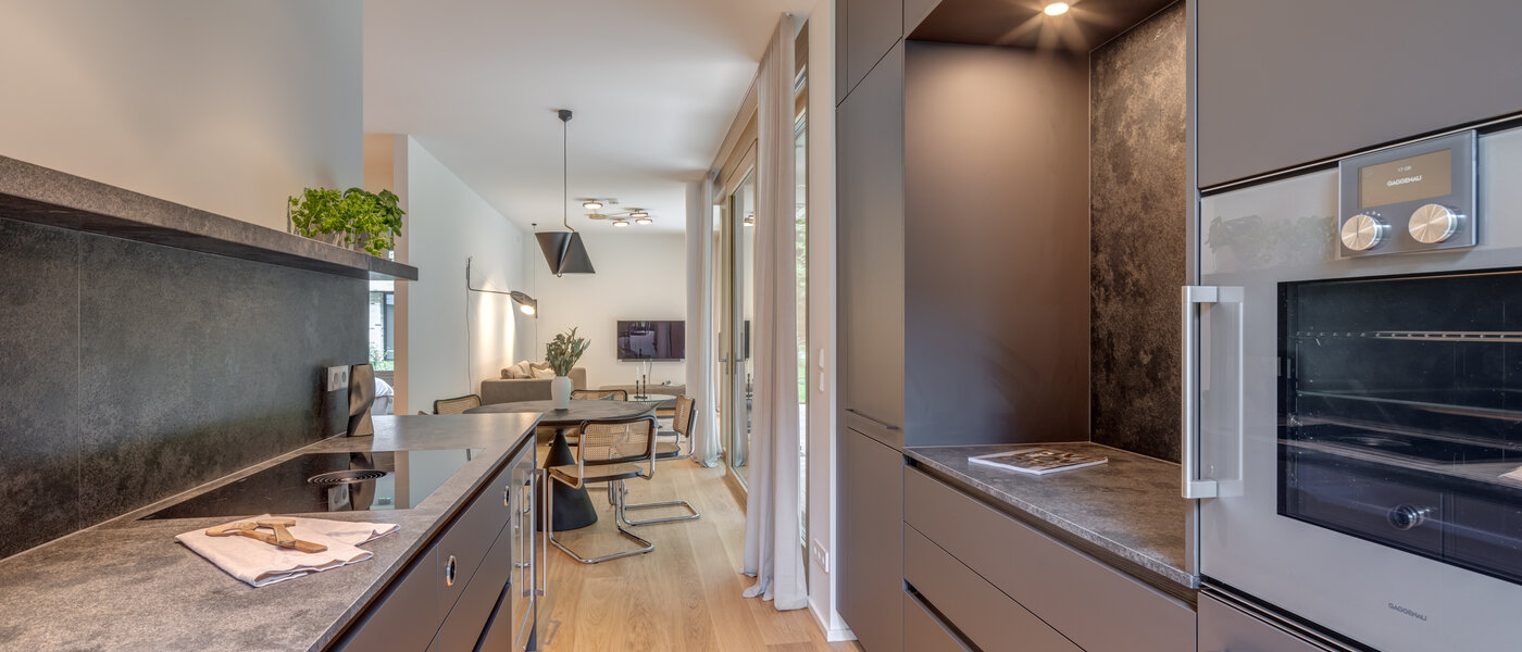 Gartenwohnung München Harlaching 05 Küche 13067