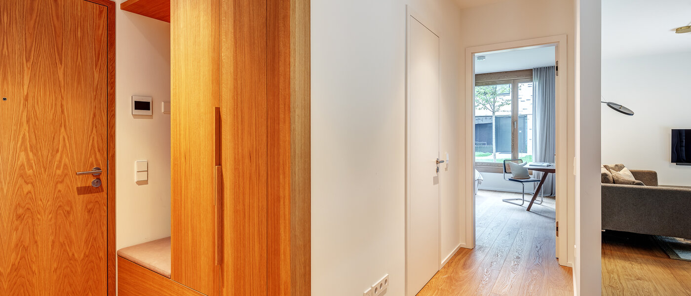 Gartenwohnung München Harlaching 03 Flur/Gang 13067