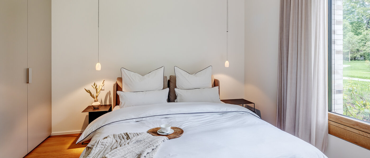 Gartenwohnung München Harlaching 01 Schlafzimmer 13067