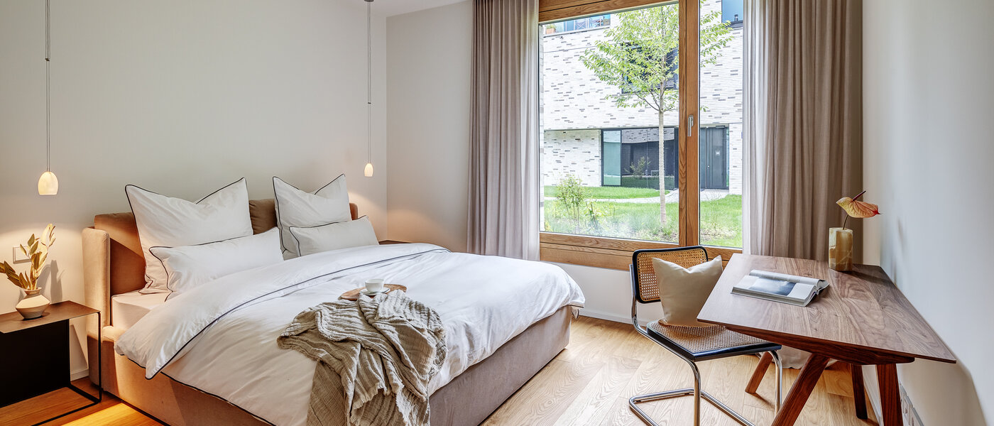 Gartenwohnung München Harlaching 03 Schlafzimmer 13067