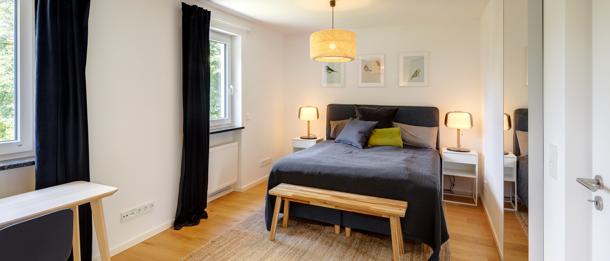 Reihenhaus München Fasangarten 02 2. Schlafzimmer	 13074
