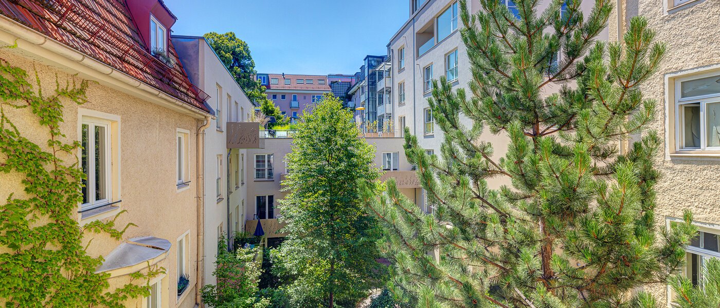 Wohnung München Schwabing-West (rund um den Hohenzollernplatz) 02 Aussicht 13089