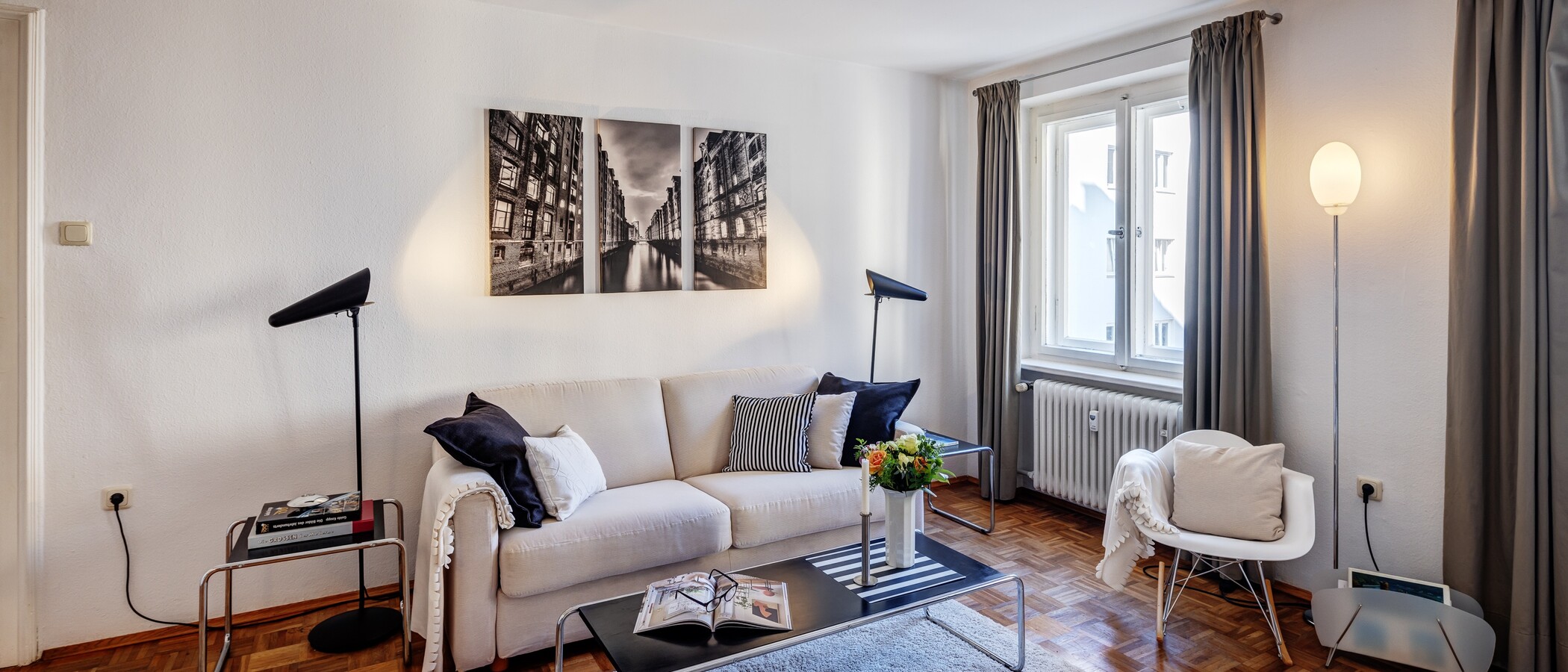 Wohnung München Schwabing-West (rund um den Hohenzollernplatz) 01 Wohnzimmer 1309