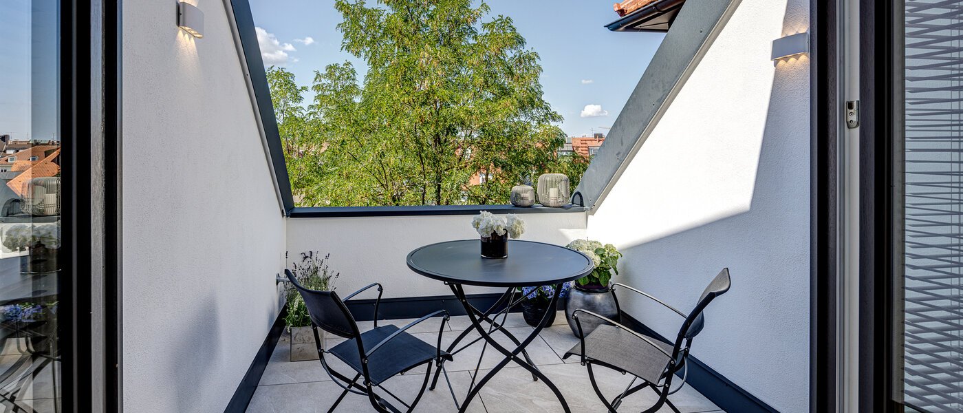 Maisonettewohnung München Neuhausen 01 Loggia 13127