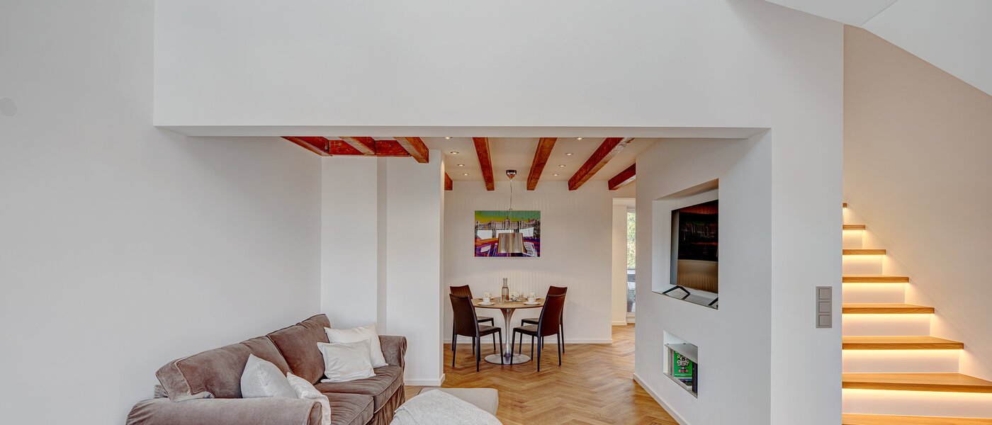 Maisonettewohnung München Neuhausen 04 Wohnbereich 13127