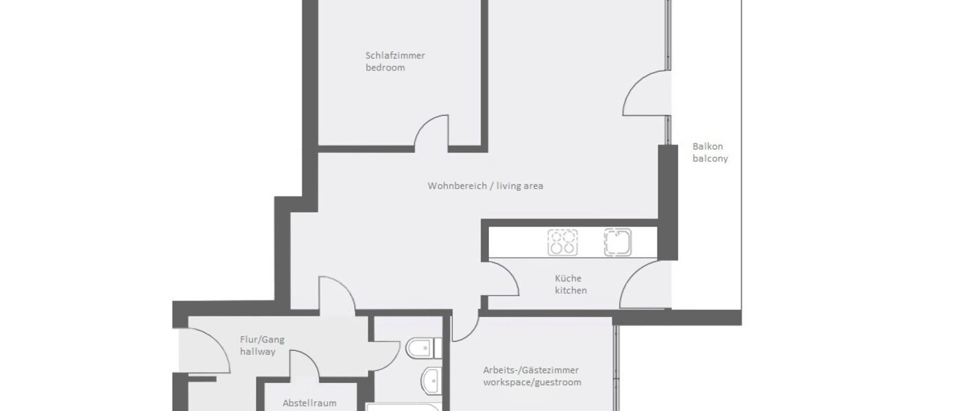 Wohnung München Schwabing 01 Grundriss 13128