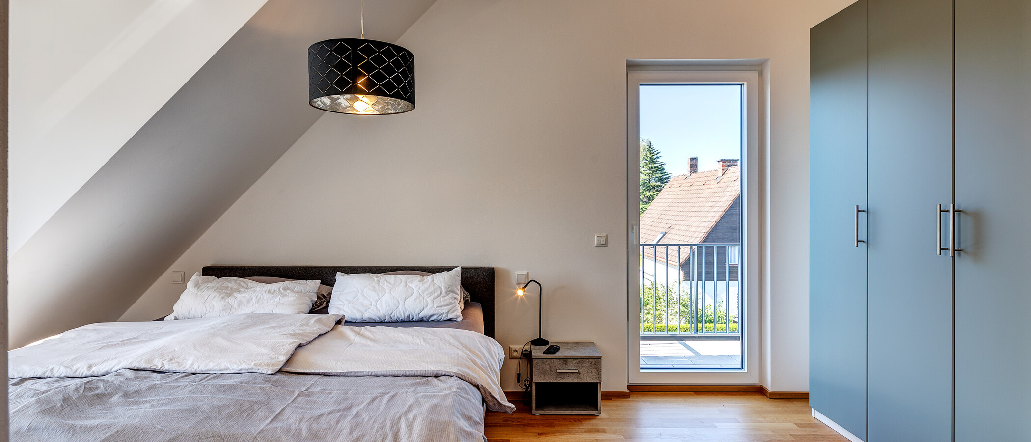 Dachgeschosswohnung München Trudering 01 Schlafzimmer 13137