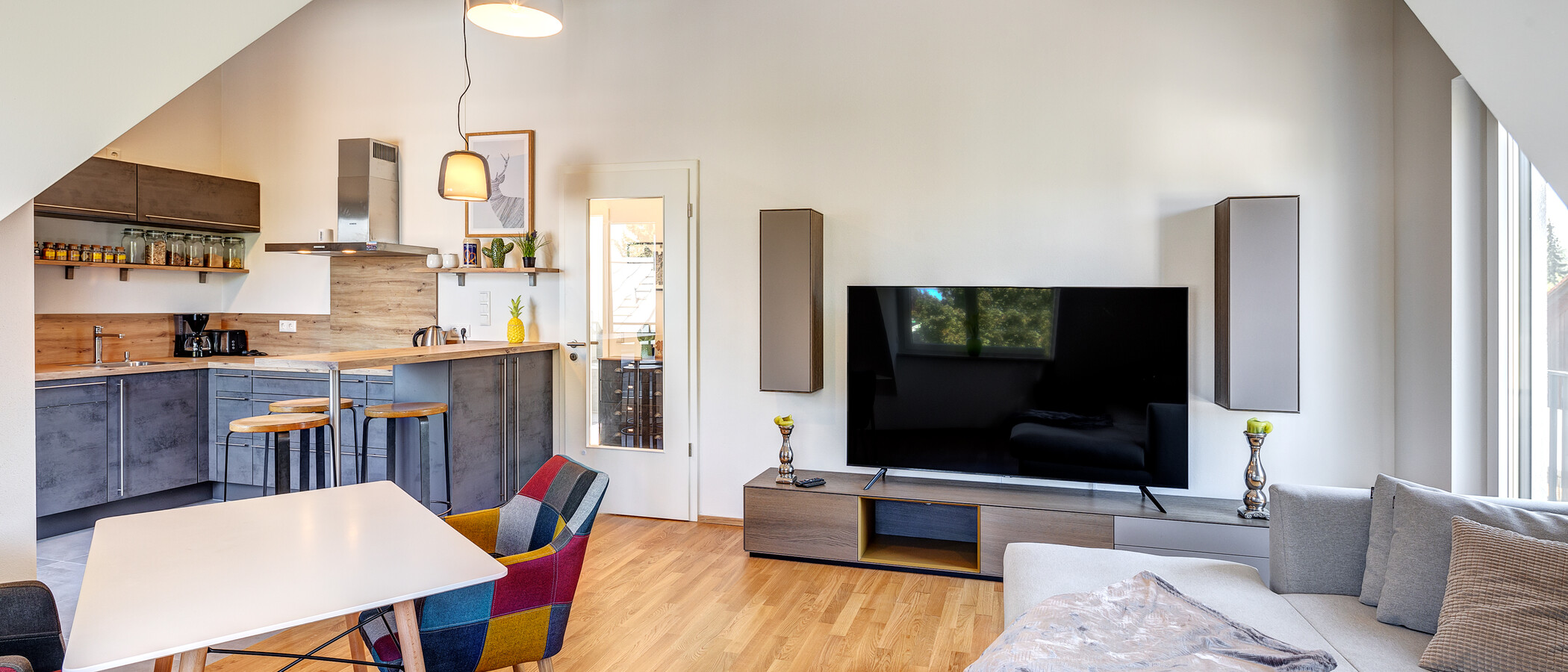 Dachgeschosswohnung München Trudering 03 Wohnbereich 13137