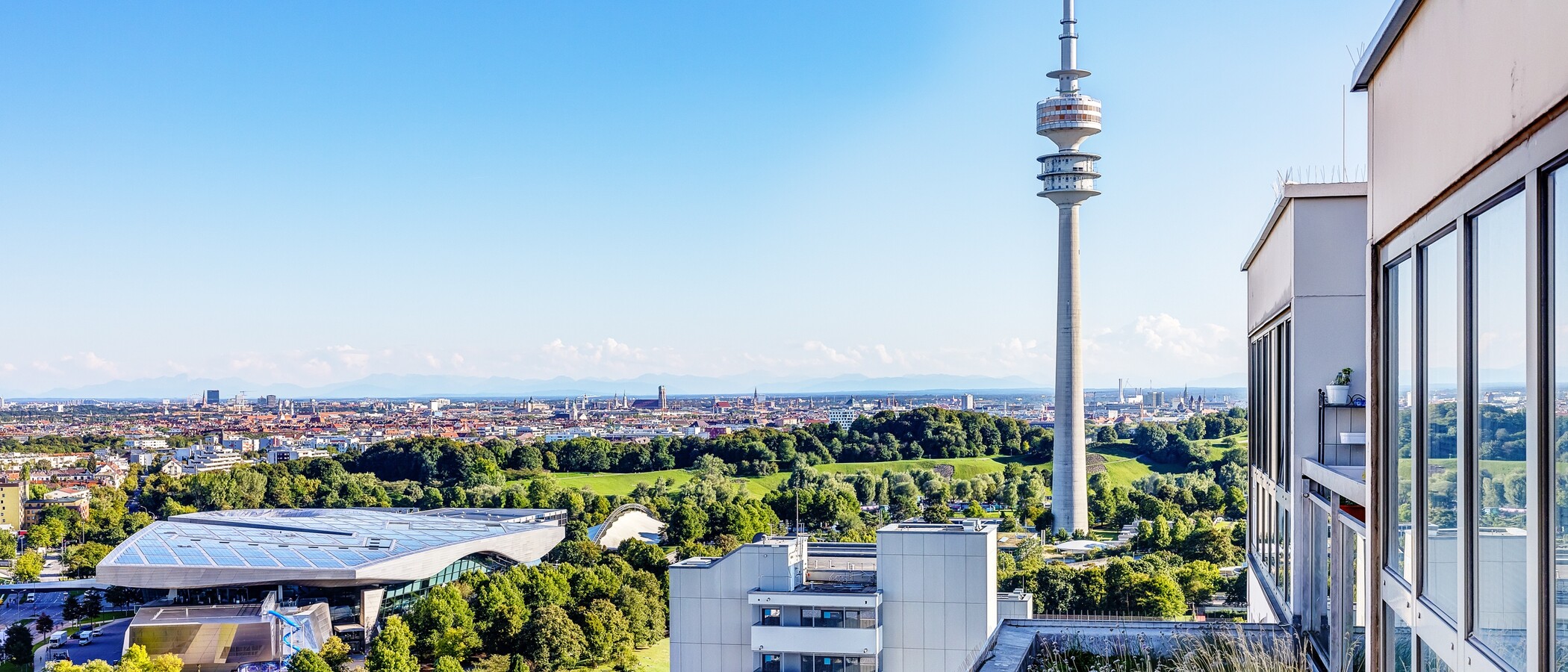Maisonettewohnung München Olympiadorf 03 Aussicht 13150