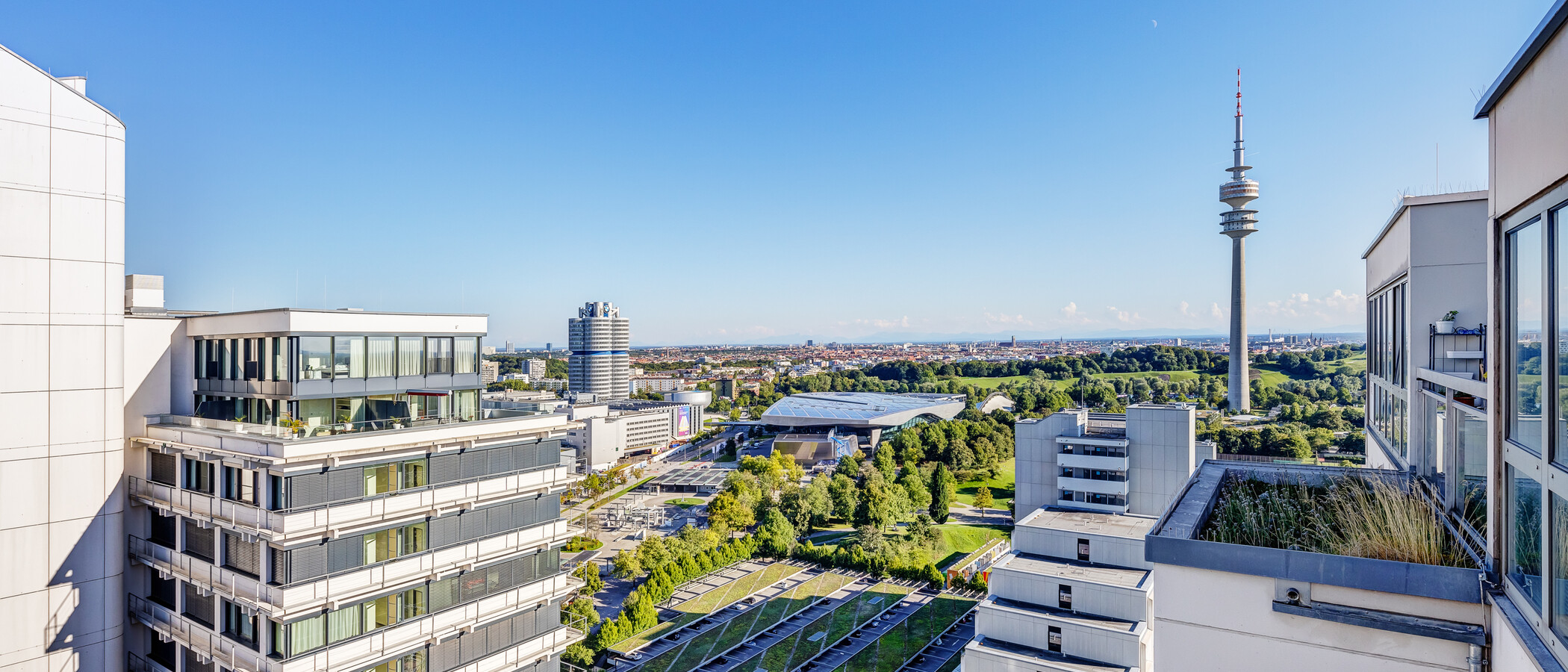 Maisonettewohnung München Olympiadorf 05 Aussicht 13150