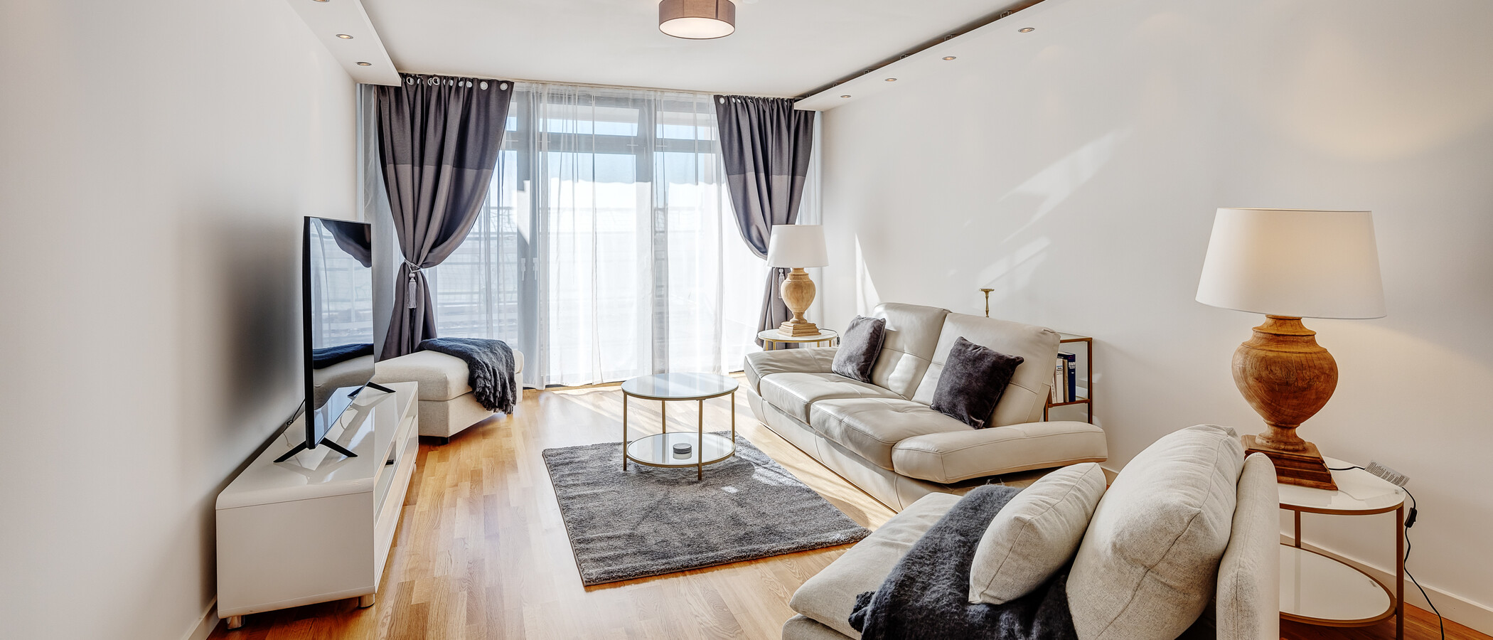 Maisonettewohnung München Olympiadorf 02 Wohnzimmer 13150