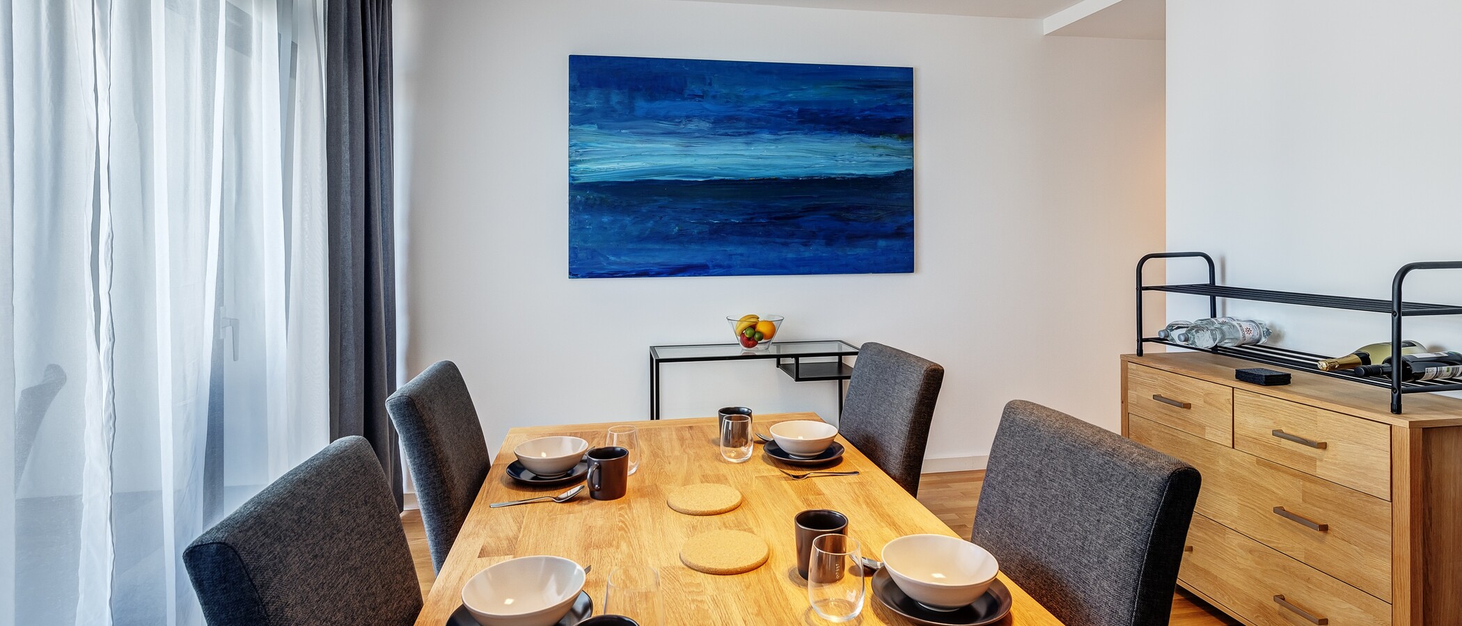 Maisonettewohnung München Olympiadorf 02 Esszimmer 13150