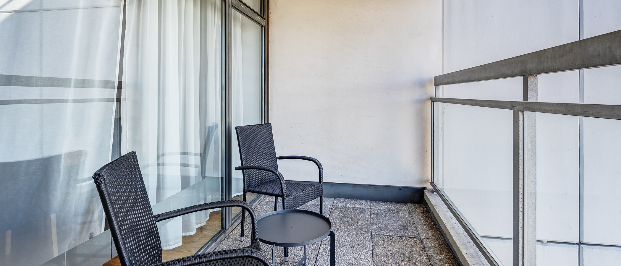Maisonettewohnung München Olympiadorf 01 1. Loggia 13150