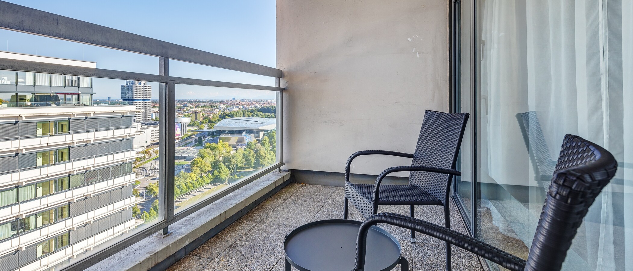 Maisonettewohnung München Olympiadorf 02 1. Loggia 13150