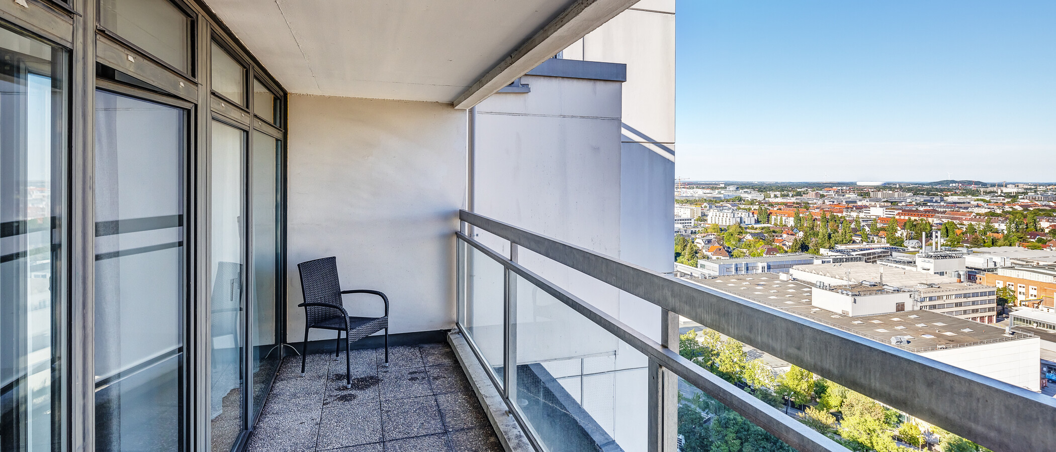 Maisonettewohnung München Olympiadorf 02 2. Loggia 13150