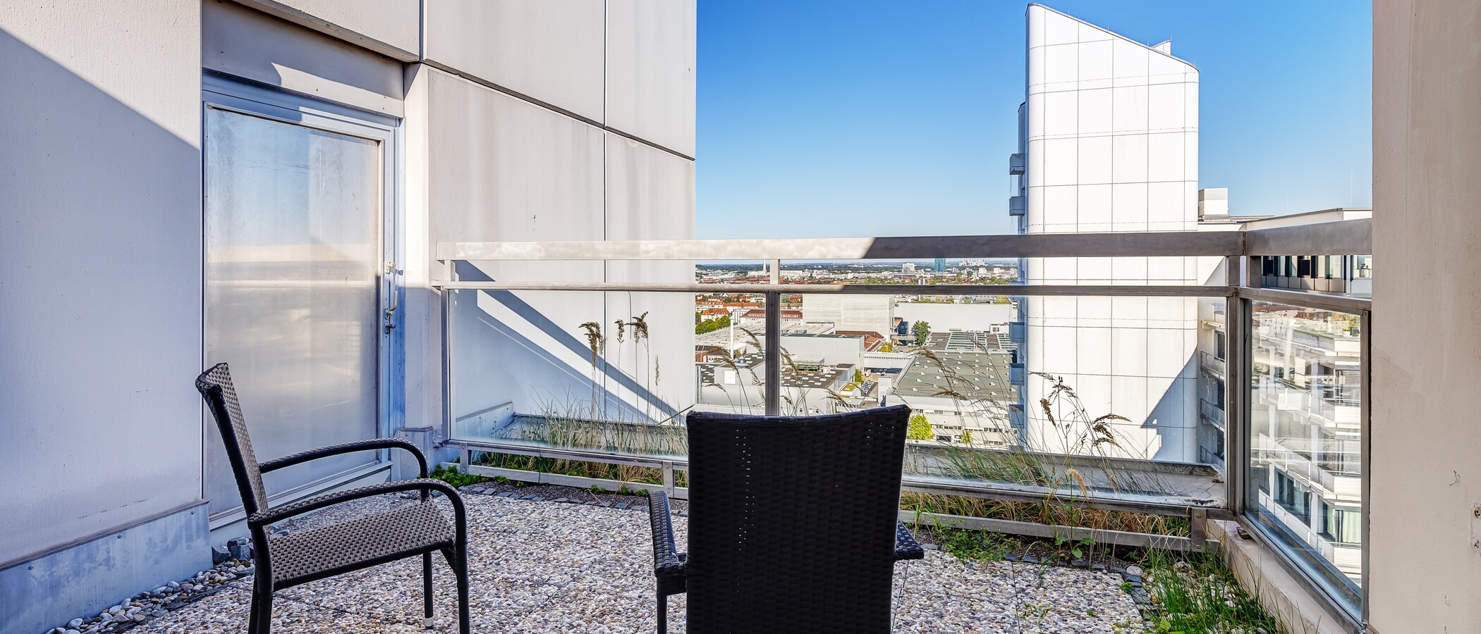 Maisonettewohnung München Olympiadorf 02 1. Dachterrasse 13150