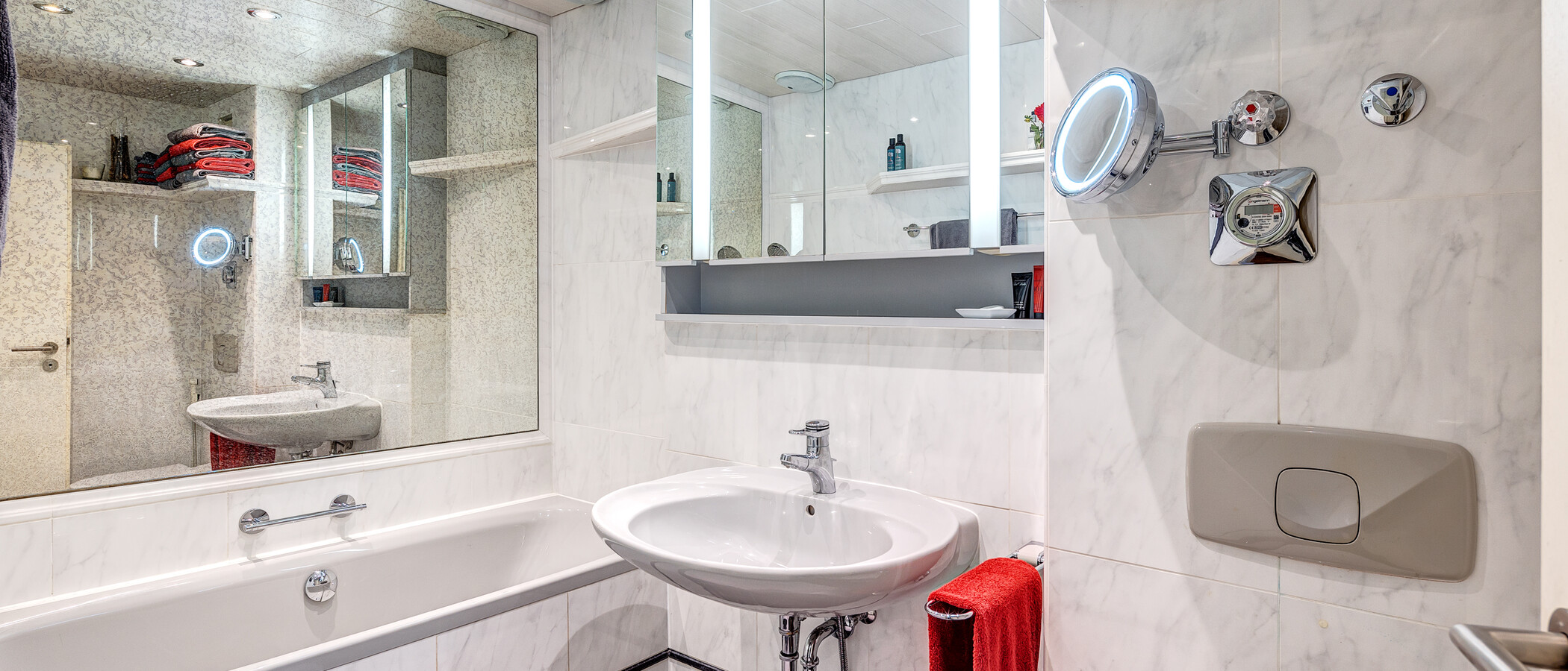 Maisonette-Galerie Wohnung Unterföhring 02 Badezimmer 13159