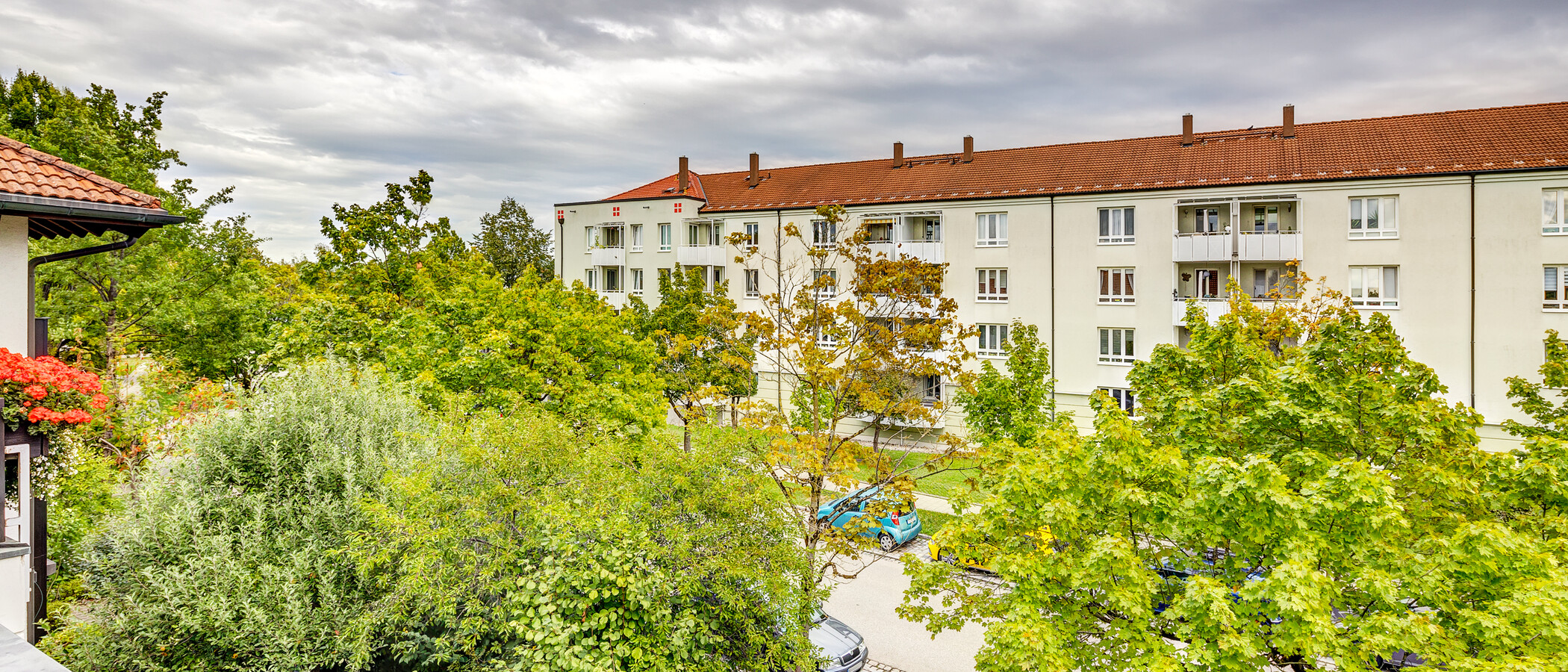 Maisonette-Galerie Wohnung Unterföhring 01 Aussicht 13159