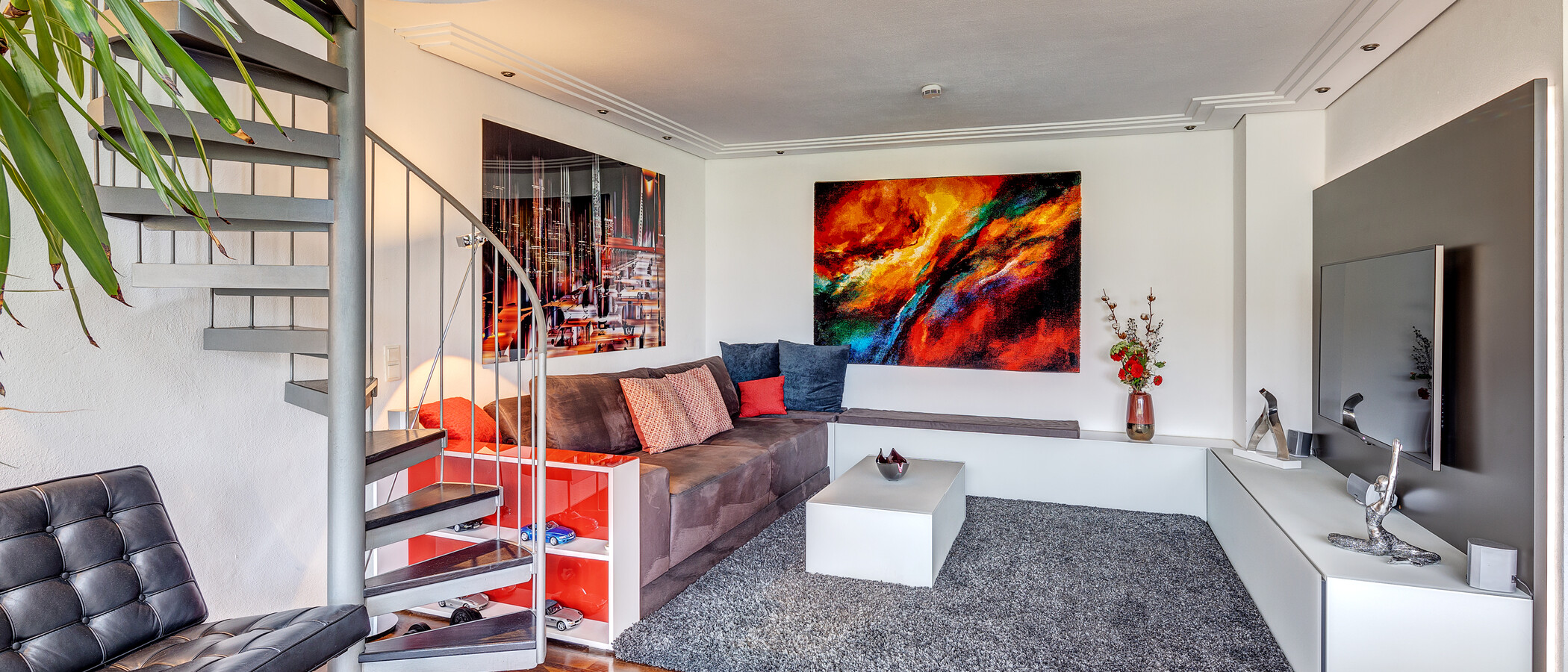 Maisonette-Galerie Wohnung Unterföhring 03 Wohnbereich 13159