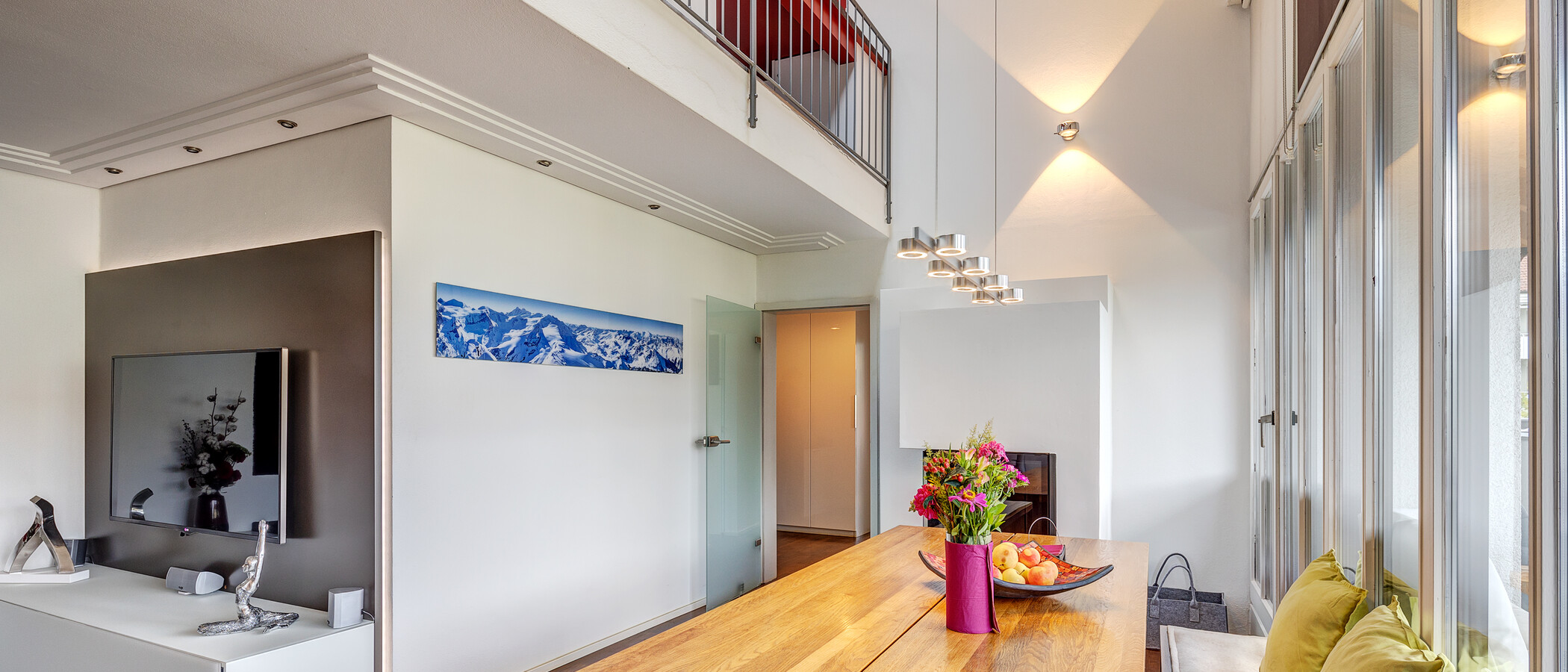 Maisonette-Galerie Wohnung Unterföhring 05 Wohnbereich 13159