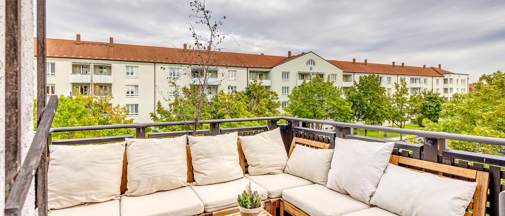 Maisonette-Galerie Wohnung Unterföhring 03 Dachterrasse 13159