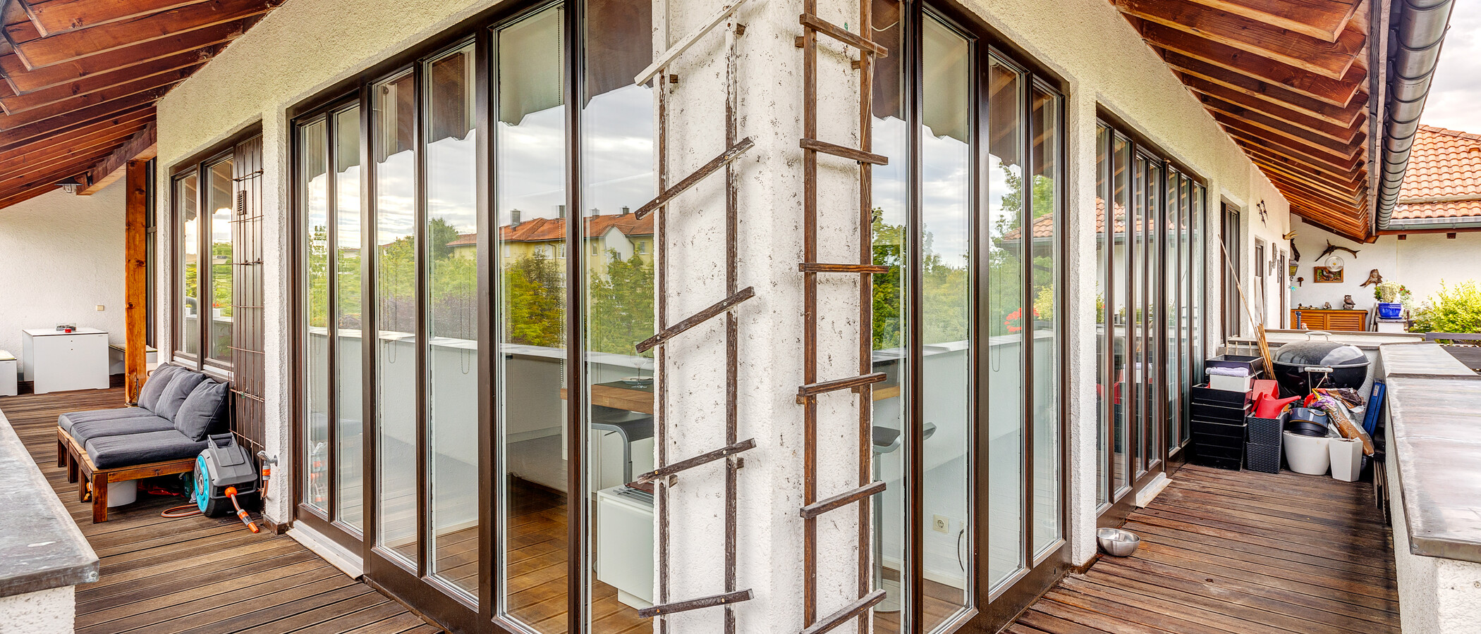 Maisonette-Galerie Wohnung Unterföhring 05 Dachterrasse 13159