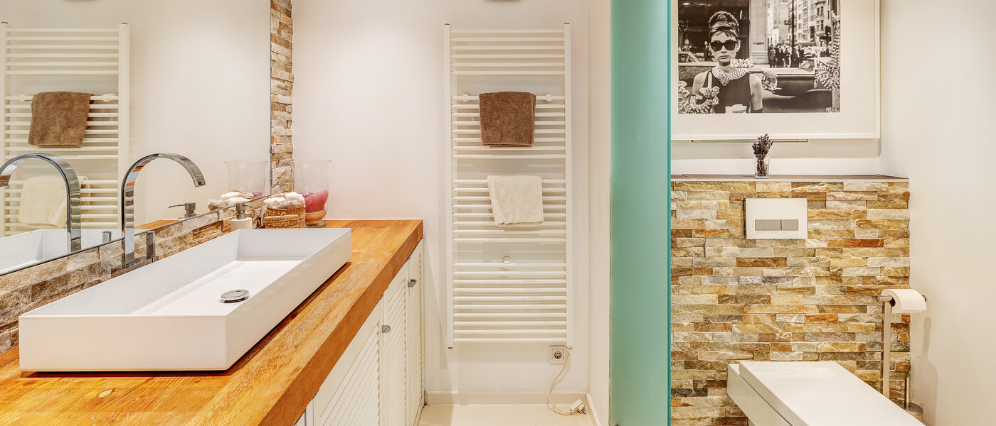 Maisonette-Galerie Wohnung München Maxvorstadt - Museumsviertel 04 Badezimmer 13166