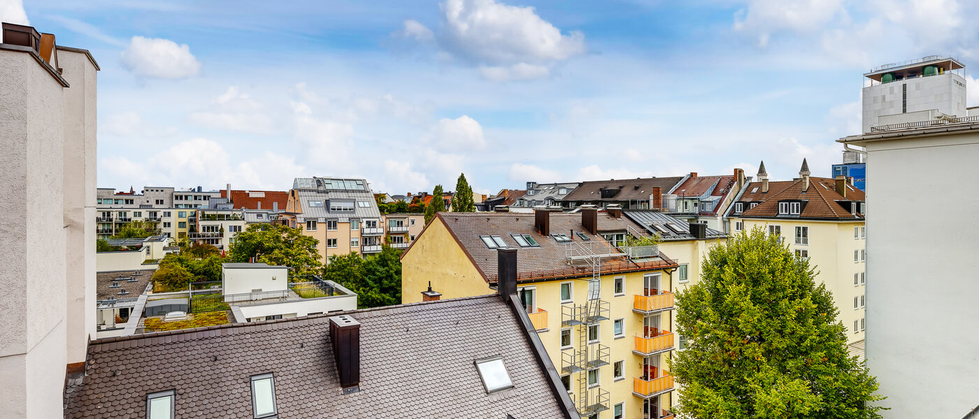 Maisonette-Galerie Wohnung München Maxvorstadt - Museumsviertel 01 Aussicht 13166