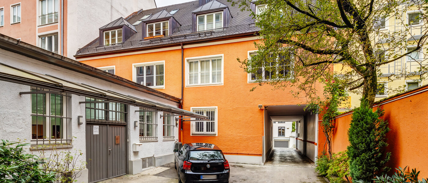 Maisonette-Galerie Wohnung München Maxvorstadt - Museumsviertel 01 Innenhof 13166