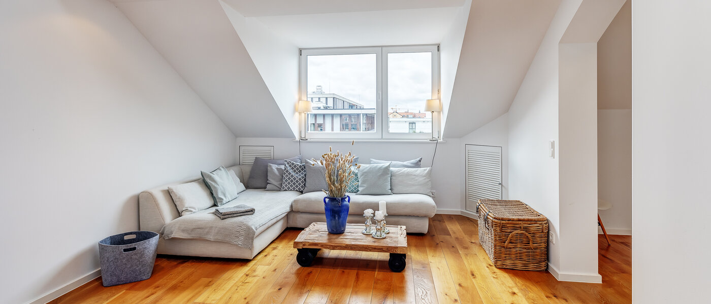 Maisonette-Galerie Wohnung München Maxvorstadt - Museumsviertel 02 Wohnbereich 13166