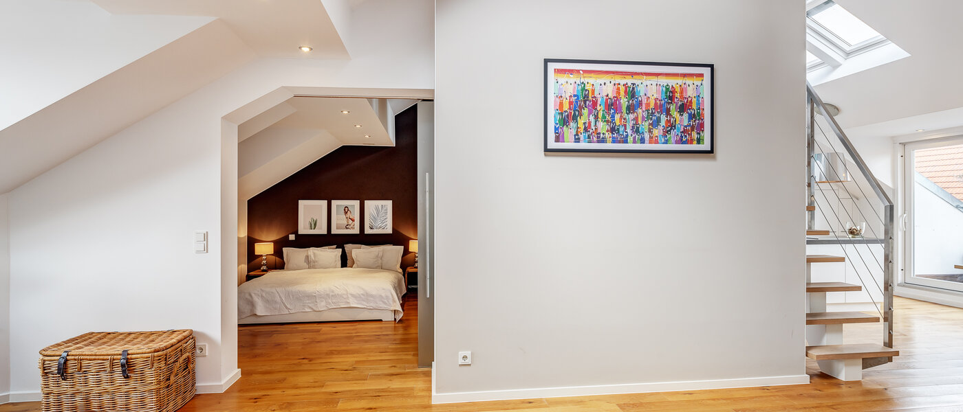 Maisonette-Galerie Wohnung München Maxvorstadt - Museumsviertel 03 Wohnbereich 13166