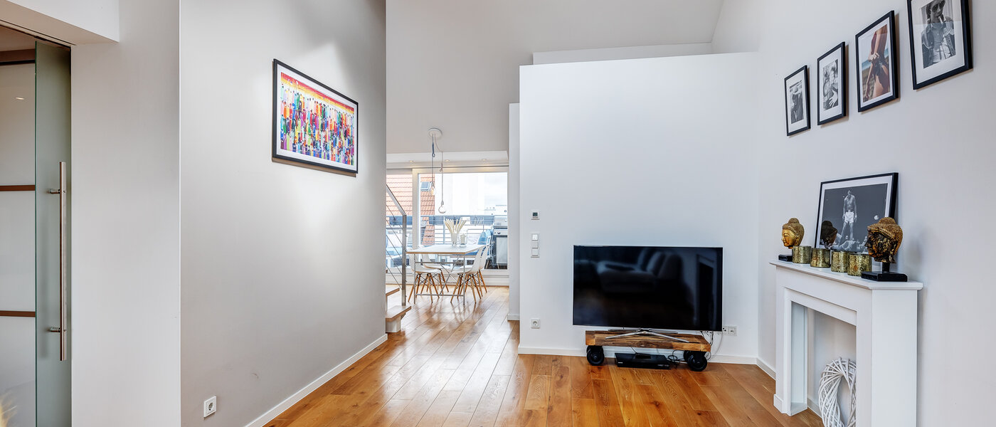 Maisonette-Galerie Wohnung München Maxvorstadt - Museumsviertel 04 Wohnbereich 13166