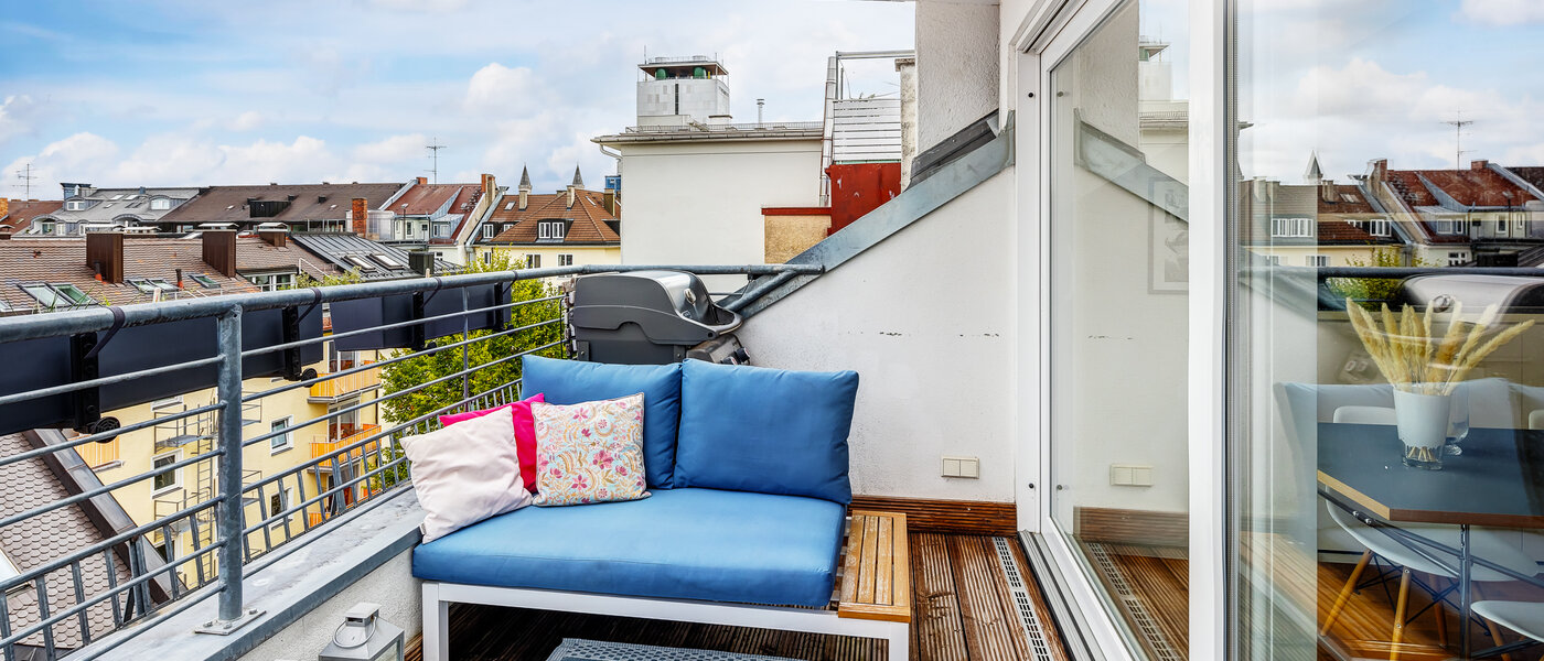 Maisonette-Galerie Wohnung München Maxvorstadt - Museumsviertel 02 Dachterrasse 13166