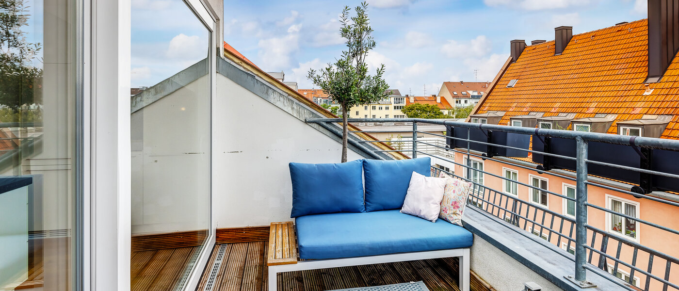 Maisonette-Galerie Wohnung München Maxvorstadt - Museumsviertel 03 Dachterrasse 13166