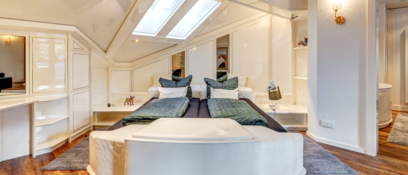 Dachgeschosswohnung Baldham 01 Schlafbereich 13188